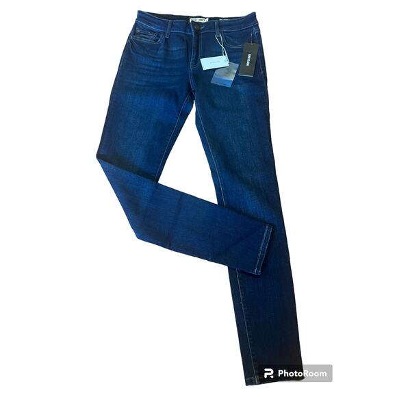 Warp + Weft JFK New York Skinny Jeans Mid Dark 28x31 NWT - Picture 1 of 6
